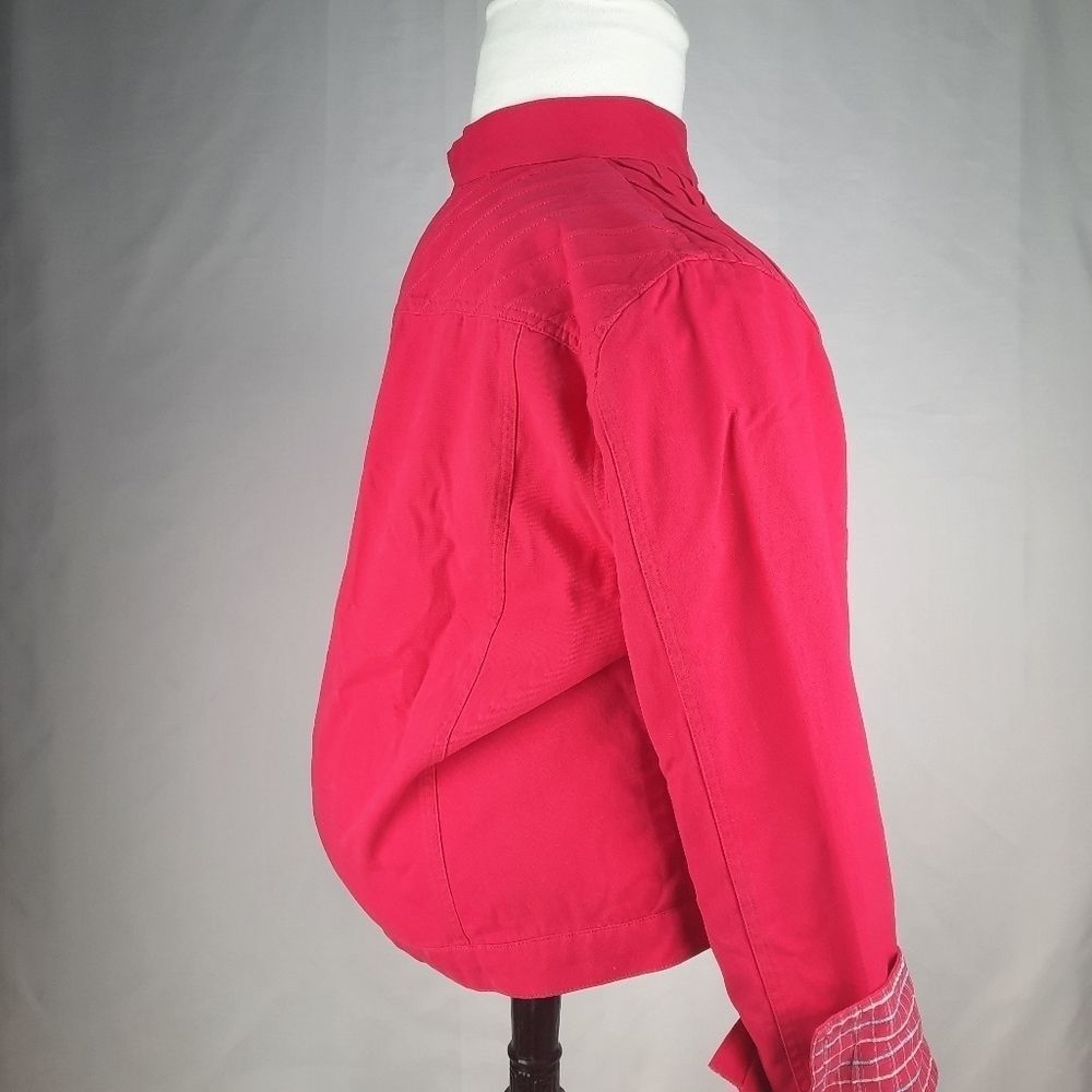 Pendleton Lightweight Jacket Plaid Lining Pink Wo… - image 5